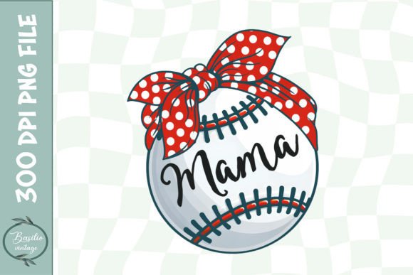 Baseball Mama Bandana PNG: Sports Graphics & Crafts