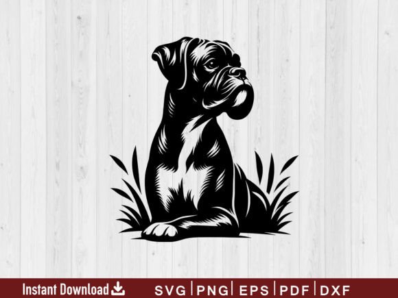 Boxer Dog SVG: Premium Graphics for Crafts
