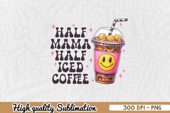 Caffeine and Kisses Mom Coffee PNG