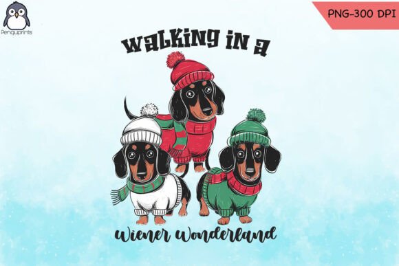 Holiday Dog Dachshund Mom Xmas PNG: Graphics for Crafts