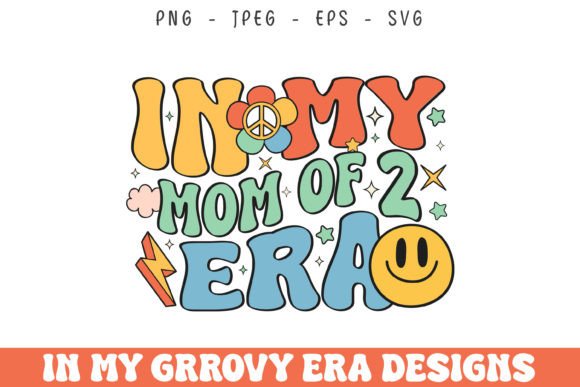 In My Mom of Two Era: Retro Graphics for Crafts