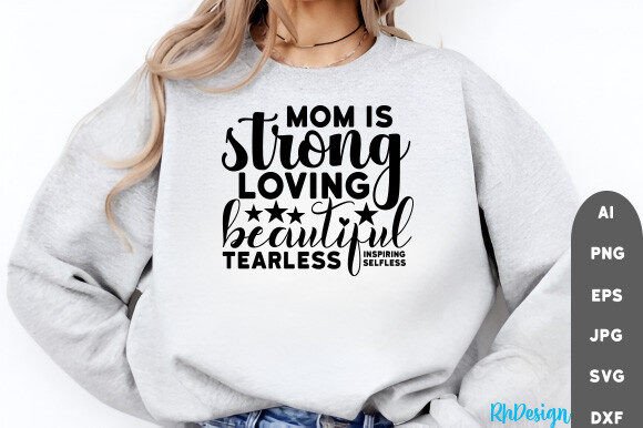Mom is Strong: Crafts & Graphics for Branding
