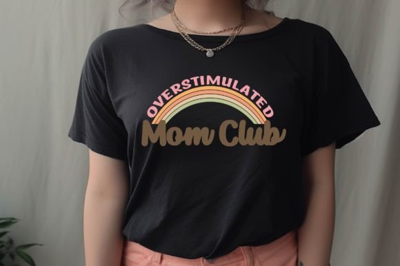 Overstimulated Mom Club: Graphics for Modern Crafts